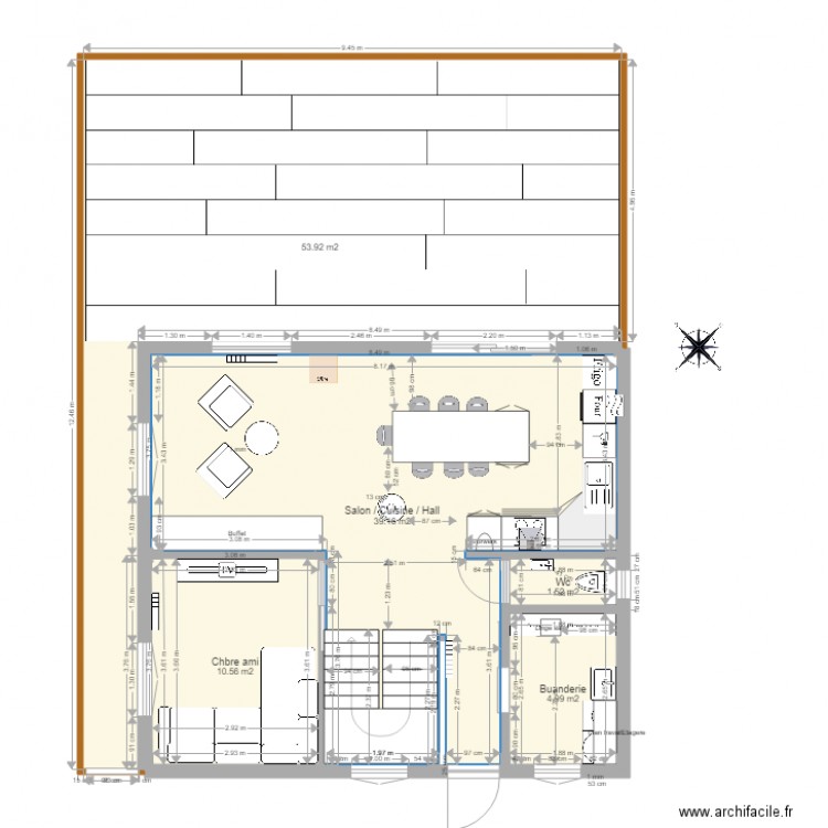 Les plaines - Aménagement intérieur + extérieur - V2.34 - 11.07.2022. Plan de 0 pièce et 0 m2