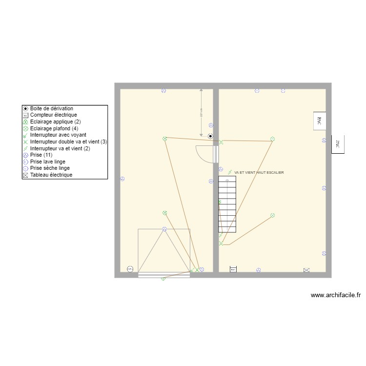 DATCHA SOUS SOL. Plan de 0 pièce et 0 m2