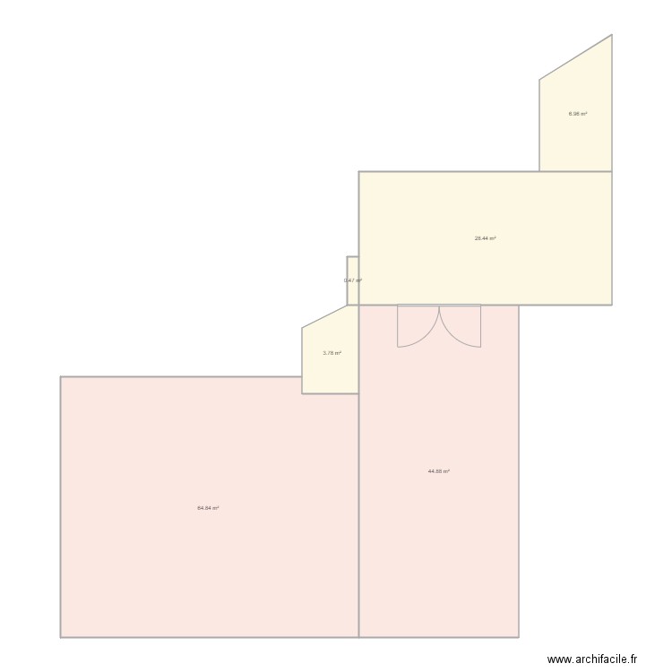 Plan Terrasse nu. Plan de 0 pièce et 0 m2