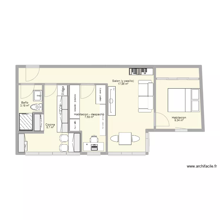 Alhambra 2 piso 1. Plan de Alhambra 2 piso 1. Plan de