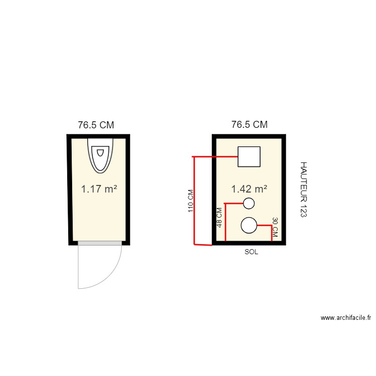 SCHNEPP JACQUELINE WC . Plan de 0 pièce et 0 m2