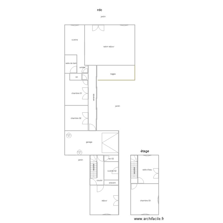 poupeau. Plan de 0 pièce et 0 m2