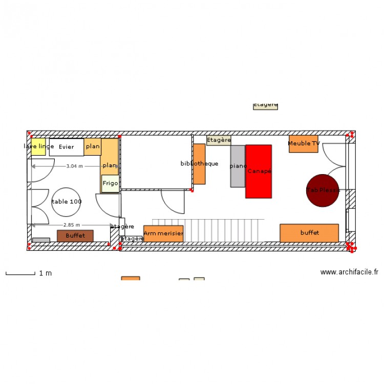 reprise_RDC_210612_salon_modifié. Plan de 0 pièce et 0 m2