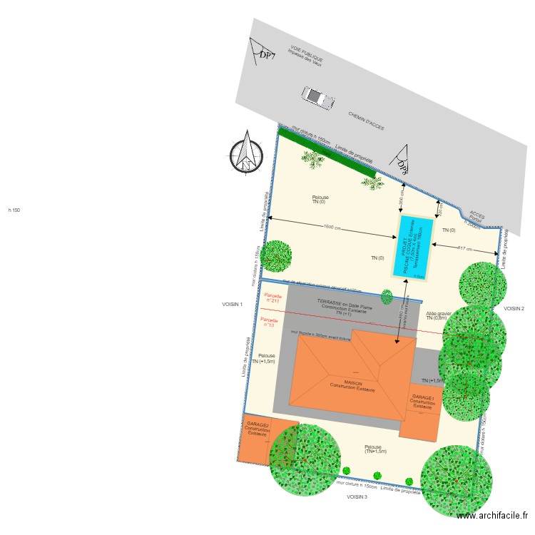 Dp2bisbis. Plan de 4 pièces et 1228 m2