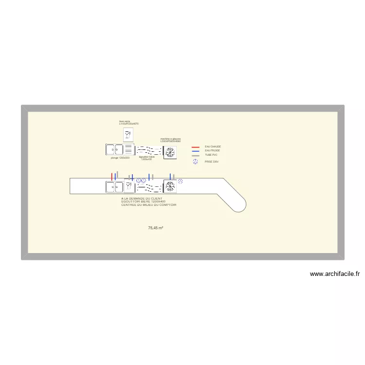 HANGAR THOMAS. Plan de 