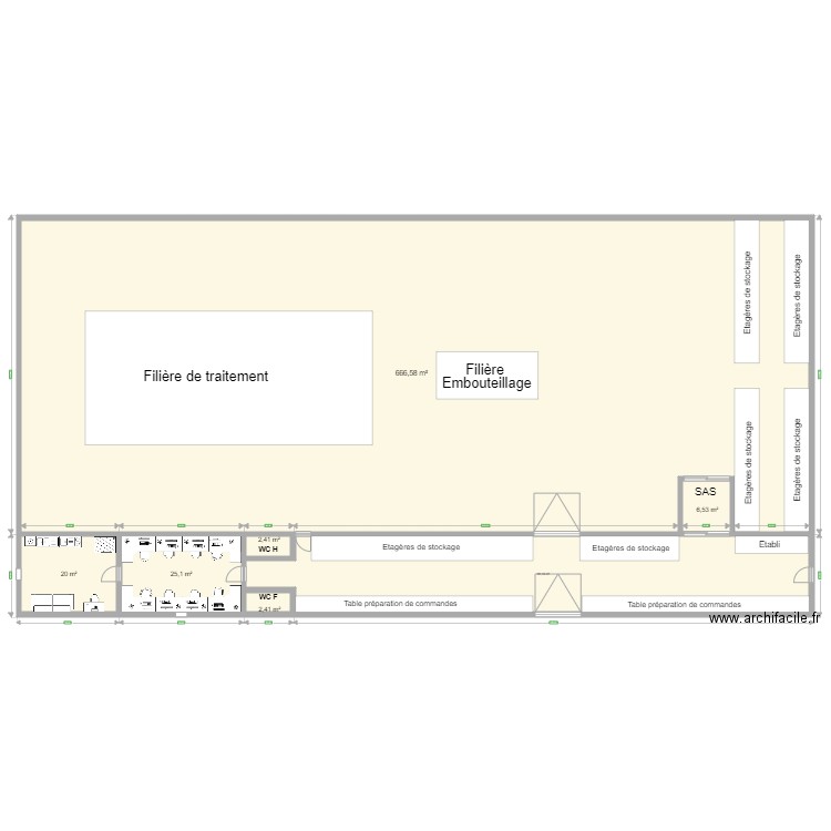 Usine Havre. Plan de 0 pièce et 0 m2