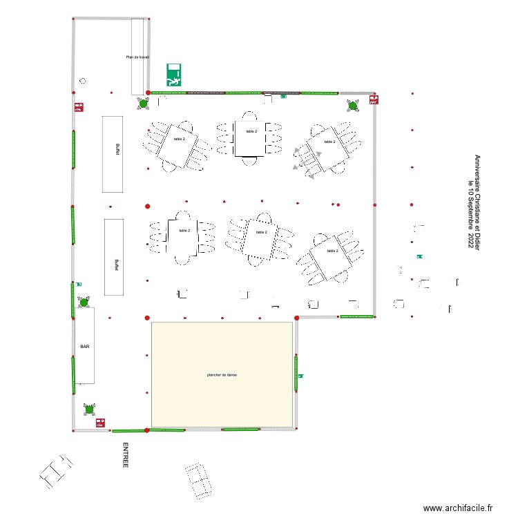 Chapiteau Christiane et Didier. Plan de 0 pièce et 0 m2