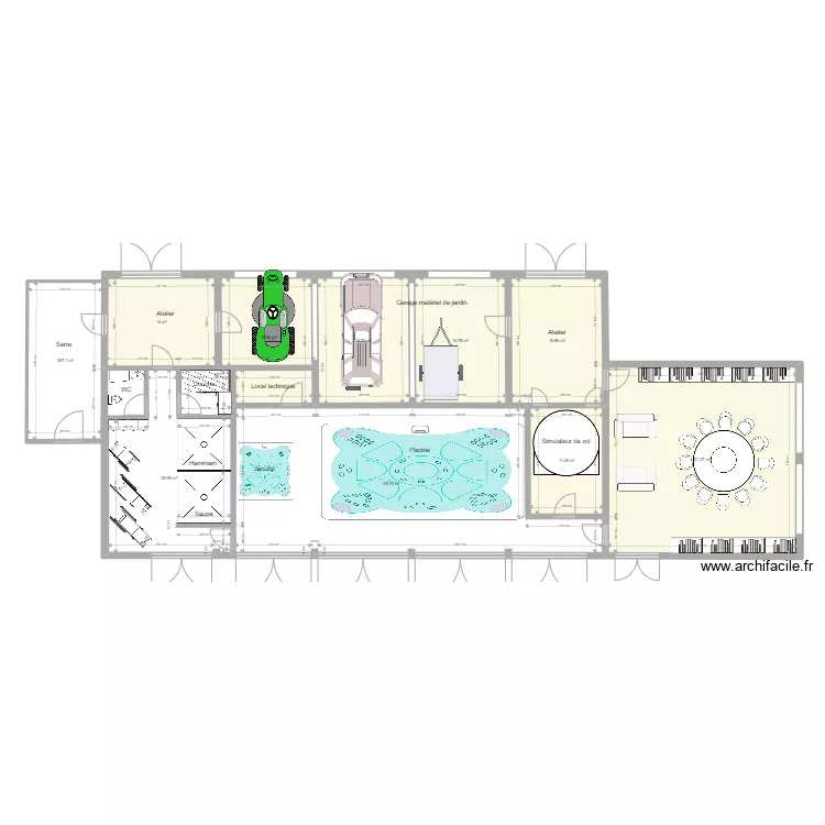 Extension Nord. Plan de 