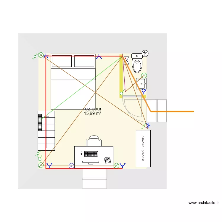 petite maison  01 23. Plan de 