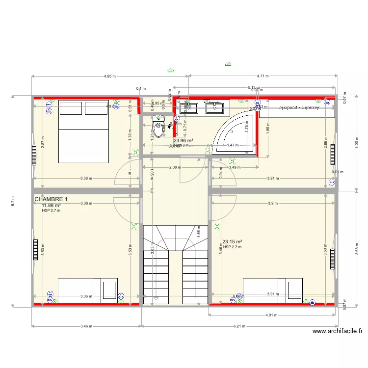 VERDUN 1er etage VERSION 4. Plan de 