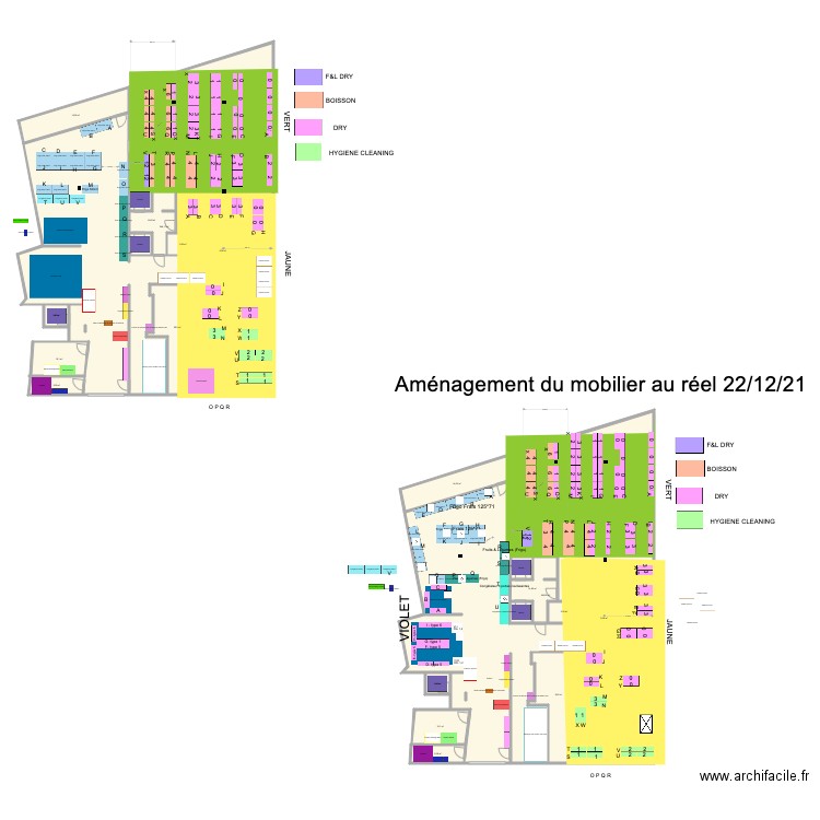 MRS Sainte Catherine. Plan de 18 pièces et 834 m2