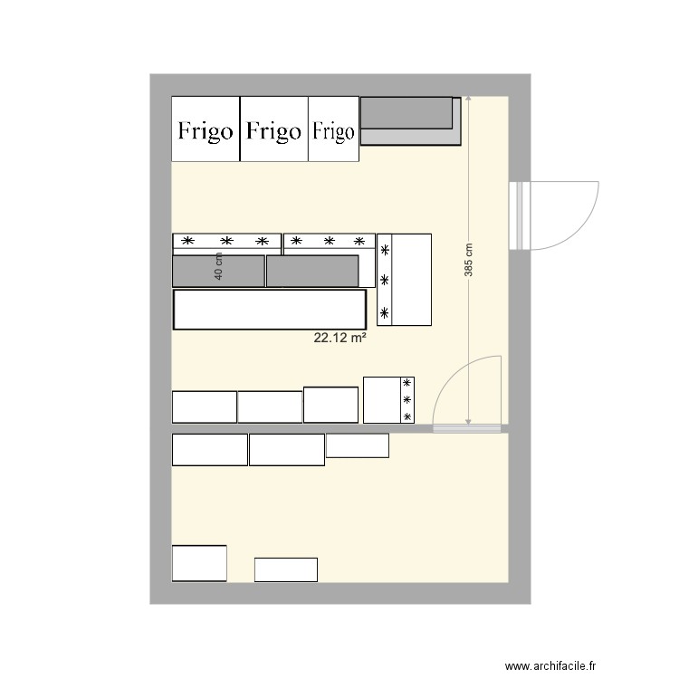 garage1. Plan de 0 pièce et 0 m2