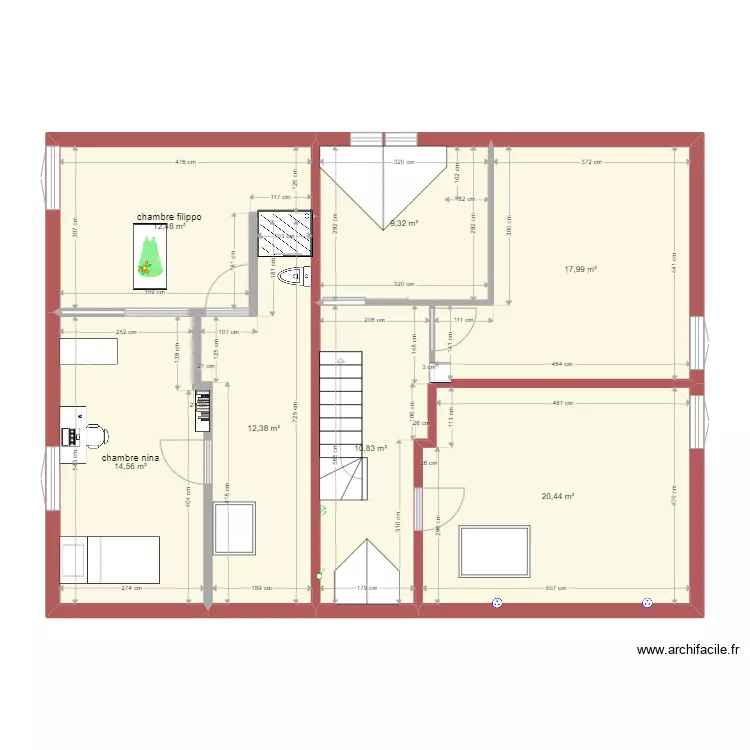 fayolle 2&egrave;me d&eacute;finitif. Plan de 