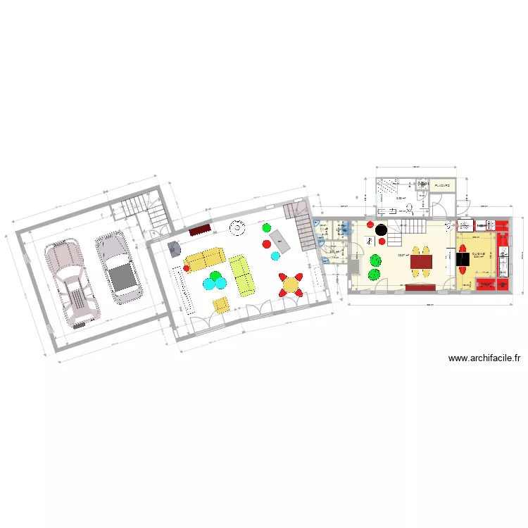 PROJET SEJOUR TOIT ZINC9CUISINE. Plan de 