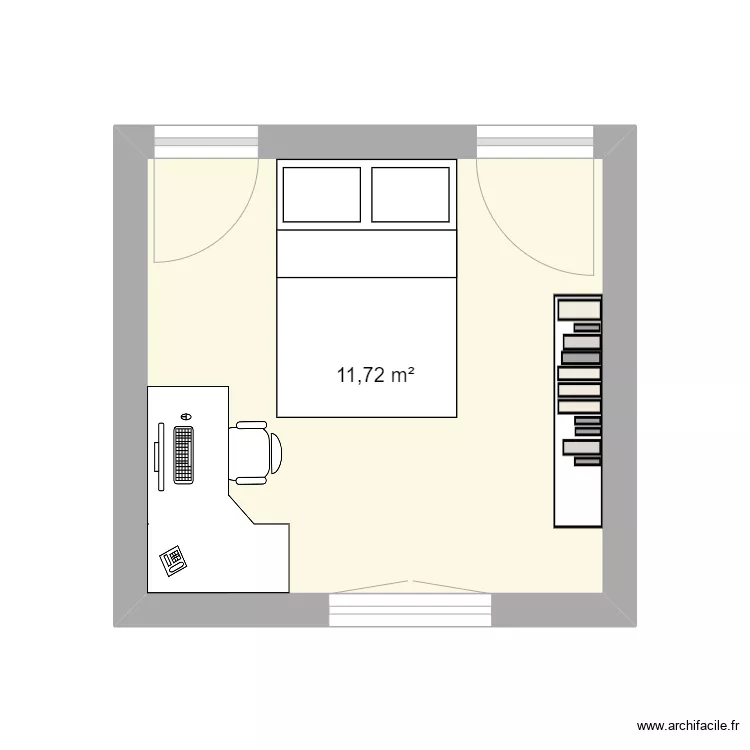 V3  petit gris. Plan de 
