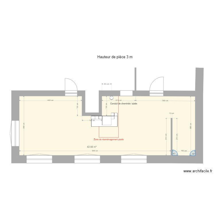 Salon V3. Plan de 0 pièce et 0 m2