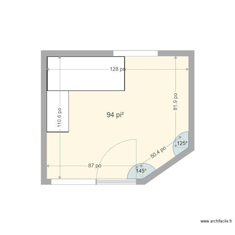 Bureau Aimie 4. Plan de 0 pièce et 0 m2