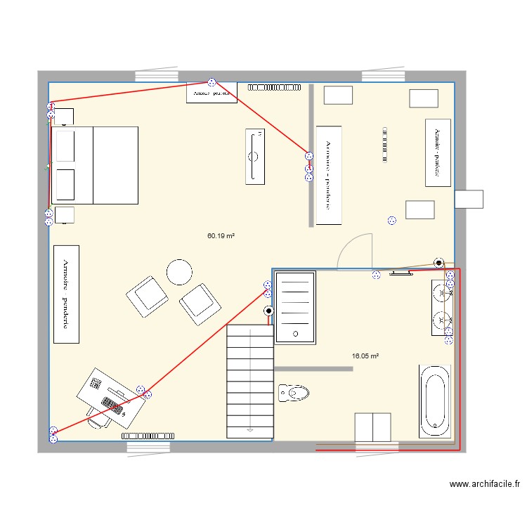 grosbli étage prise. Plan de 0 pièce et 0 m2