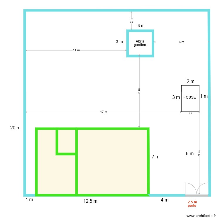 poulailler fausse. Plan de 0 pièce et 0 m2