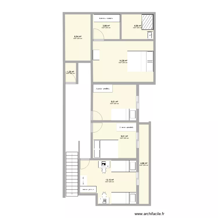 extension. Plan de extension. Plan de