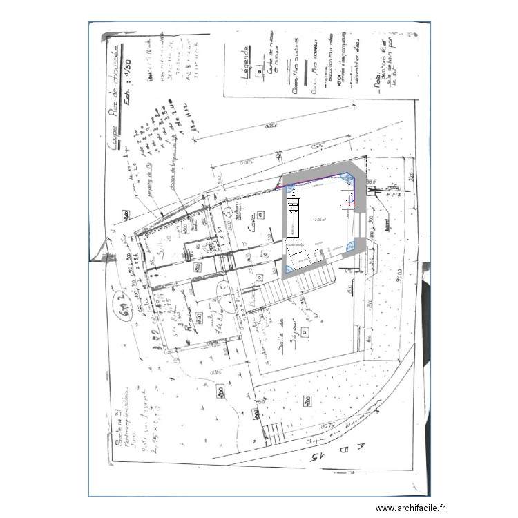 Cuisine 2021 2. Plan de 1 pièce et 12 m2