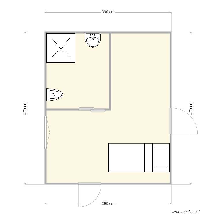 Mazo Pouldreuzic après. Plan de 0 pièce et 0 m2