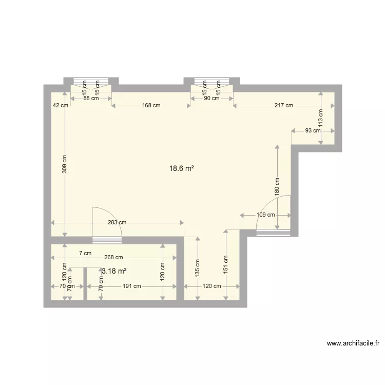 Chamalière Studio 2ème. Plan de Chamalière Studio 2ème. Plan de