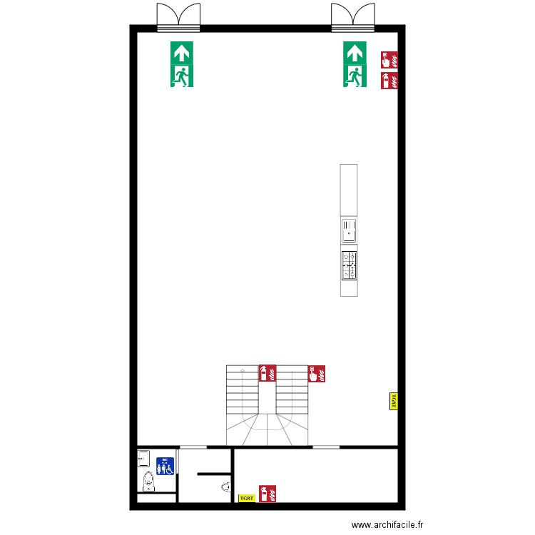 Cook and Potes Rdc. Plan de 0 pièce et 0 m2