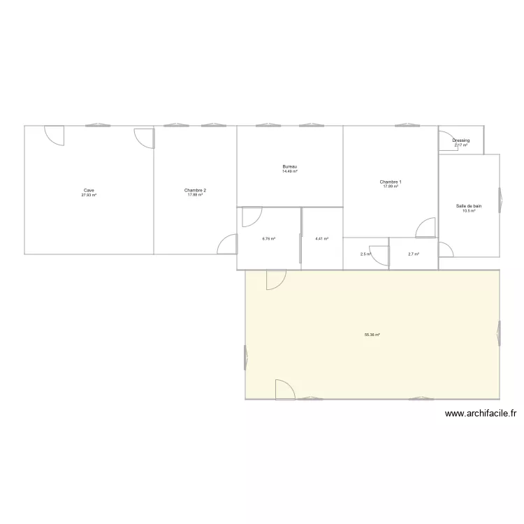 Maison Trelachaud. Plan de 