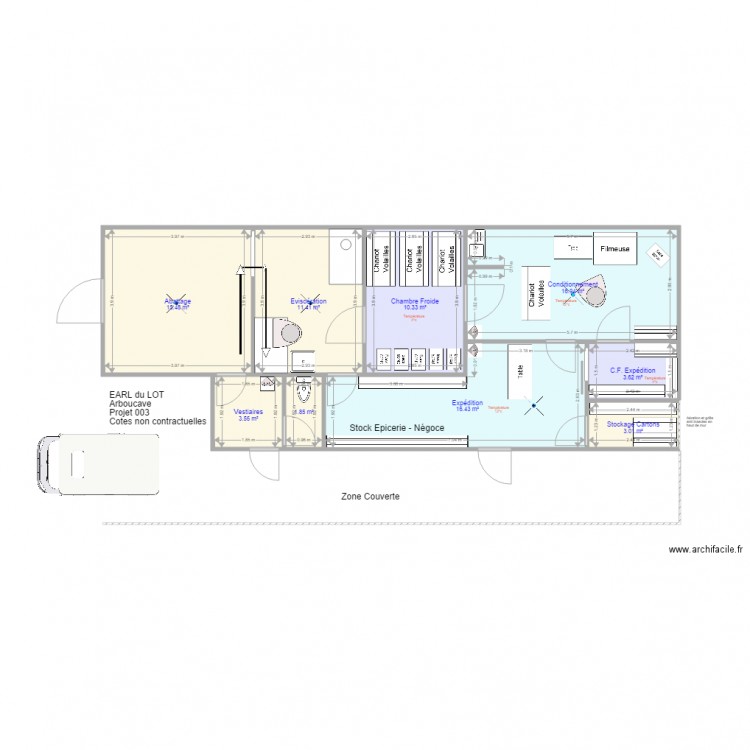 EARL du Lot 003. Plan de 0 pièce et 0 m2