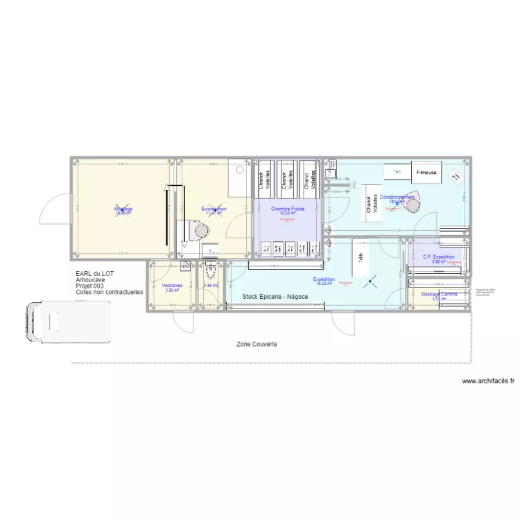 EARL du Lot 003. Plan de 