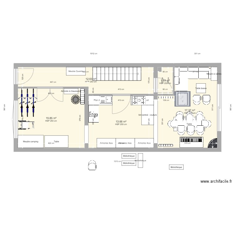 Anderlecht RDC projeté 2. Plan de 0 pièce et 0 m2