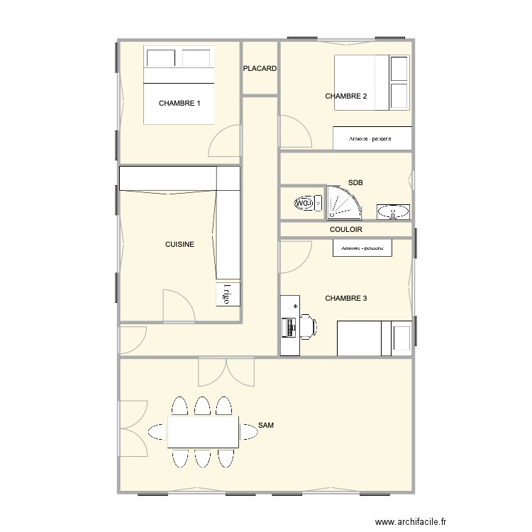 Michel. Plan de 0 pièce et 0 m2