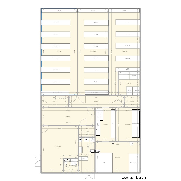 fromagerie v9. Plan de 0 pièce et 0 m2