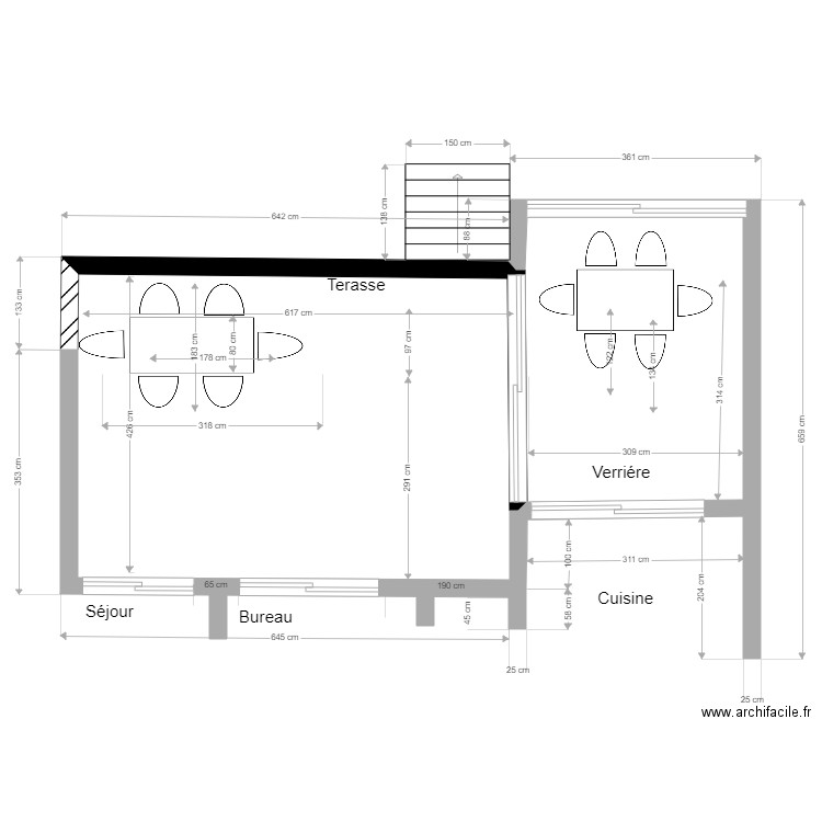 Terrase Projet 12. Plan de 0 pièce et 0 m2