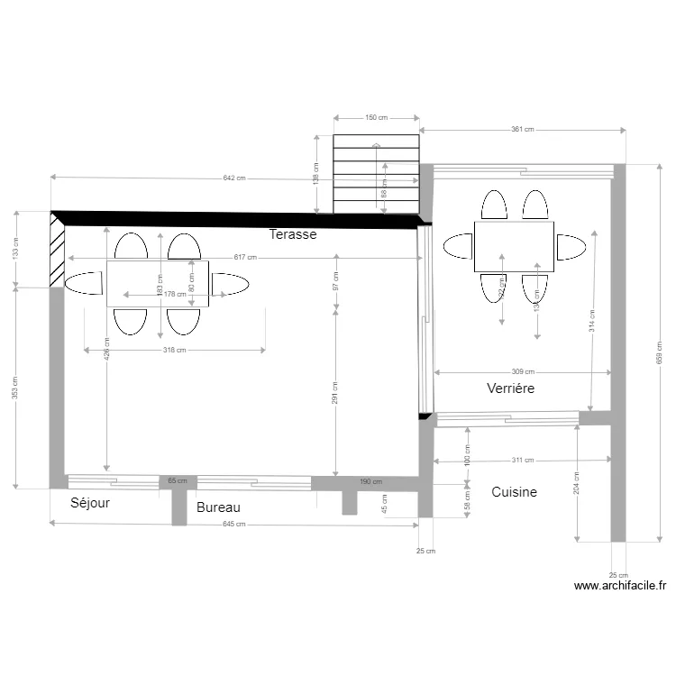 Terrase Projet 12. Plan de 