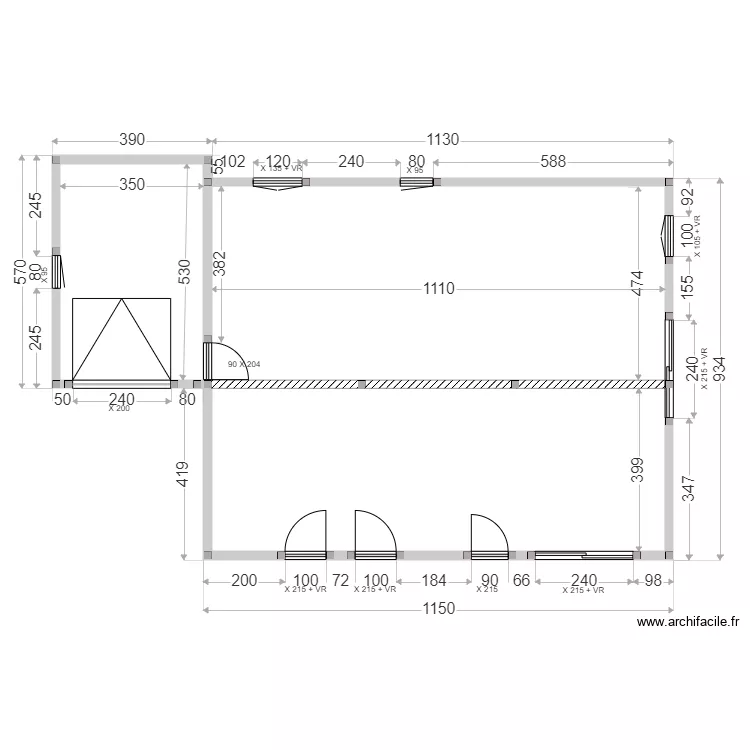SCI MDCA ELEVATION. Plan de 