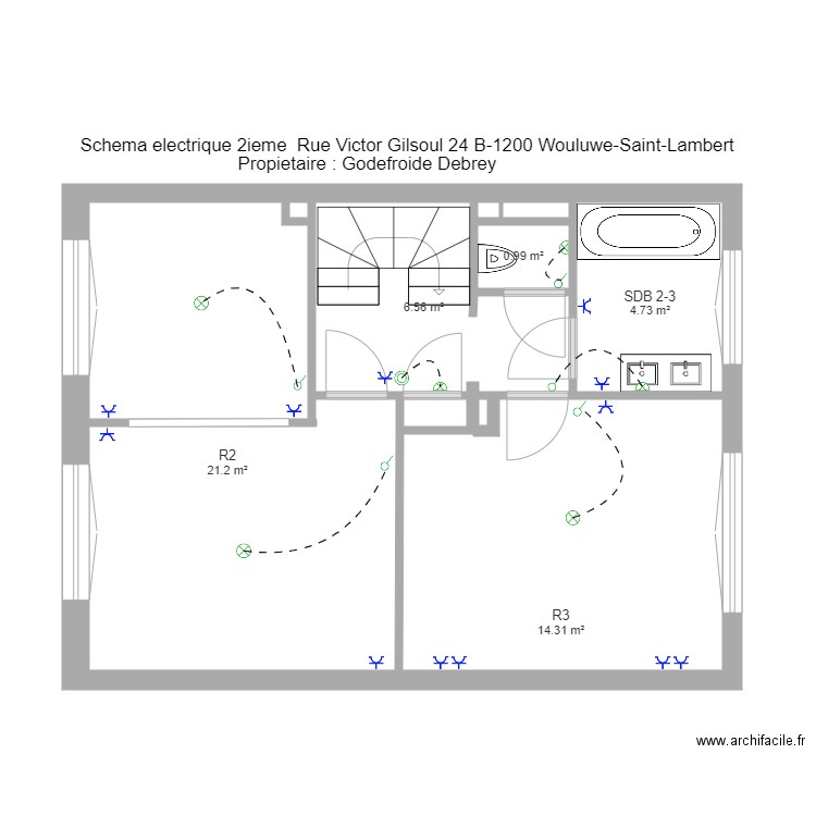 Gilsoul. Plan de 0 pièce et 0 m2