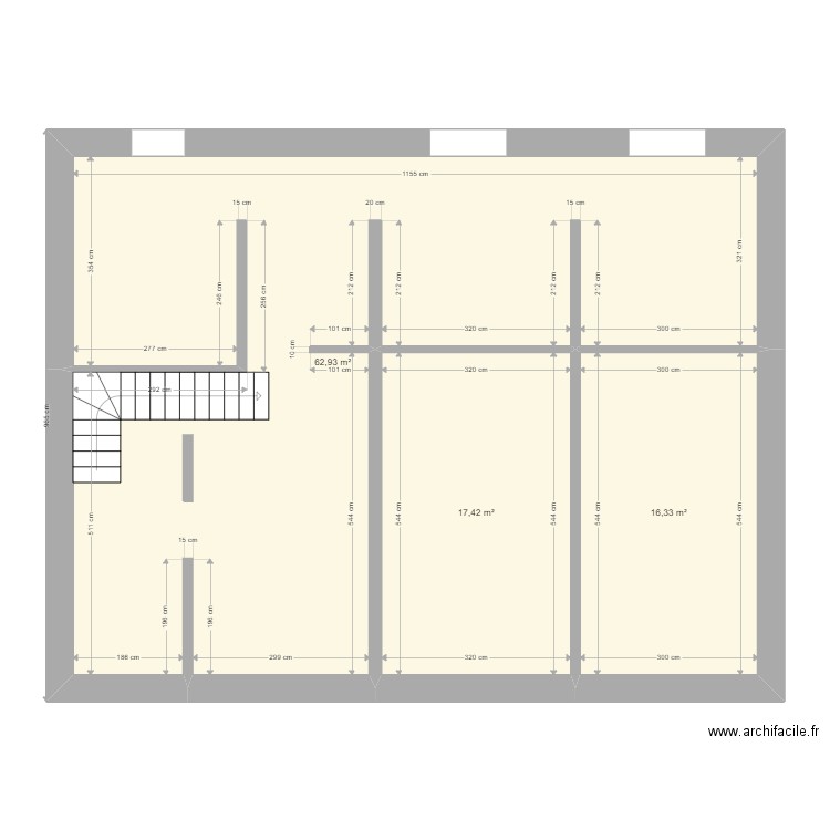 briguiboul. Plan de 3 pièces et 97 m2