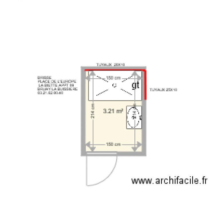 BRISSE . Plan de 0 pièce et 0 m2