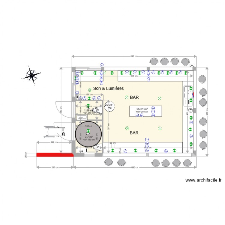 18 03 06 Maïana Buvette 6. Plan de 0 pièce et 0 m2