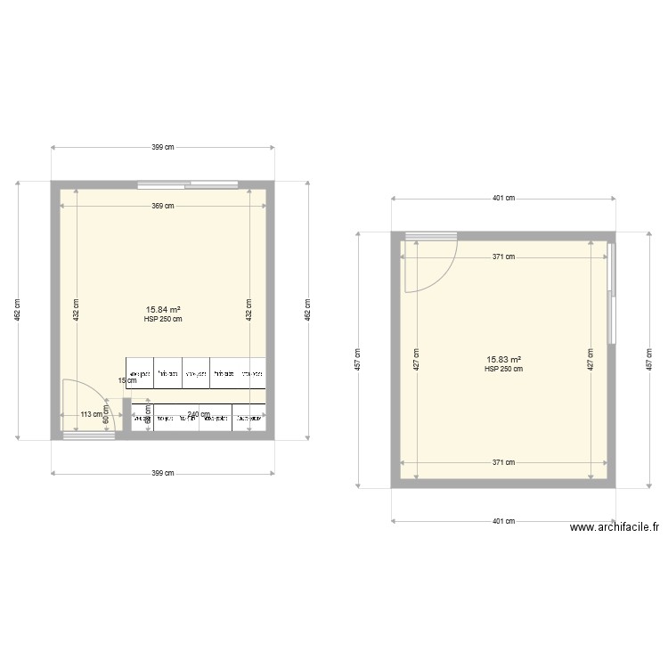 Dressing chambre enfant. Plan de 0 pièce et 0 m2
