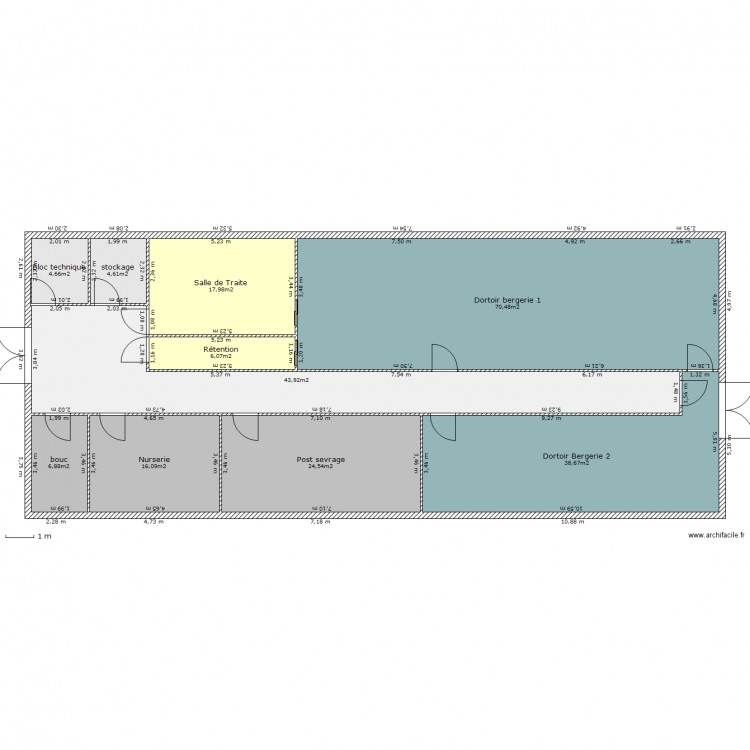 bergerie52. Plan de 0 pièce et 0 m2