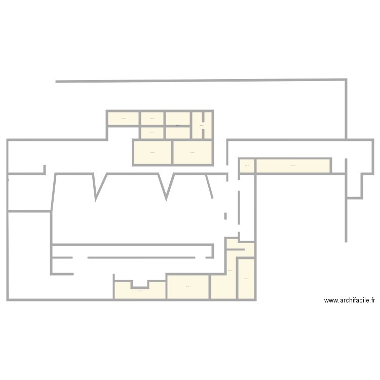 bat B etage amphi. Plan de 0 pièce et 0 m2
