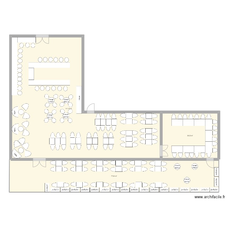 padel. Plan de 0 pièce et 0 m2