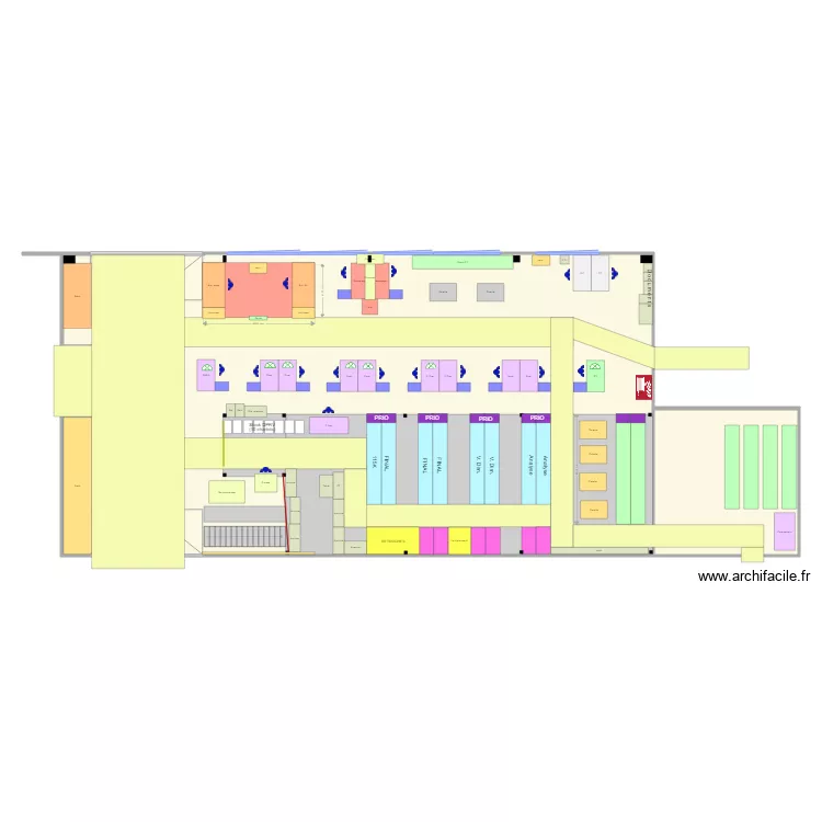 Zone exp&eacute;dition 1 ARCHIVE. Plan de 