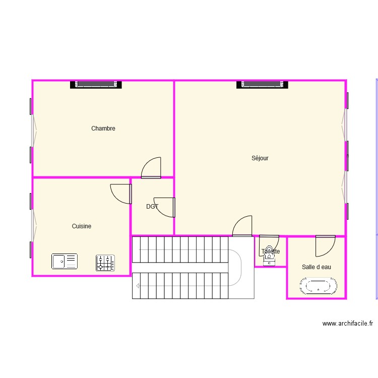 FONTANT 2 EM Gauche. Plan de 0 pièce et 0 m2