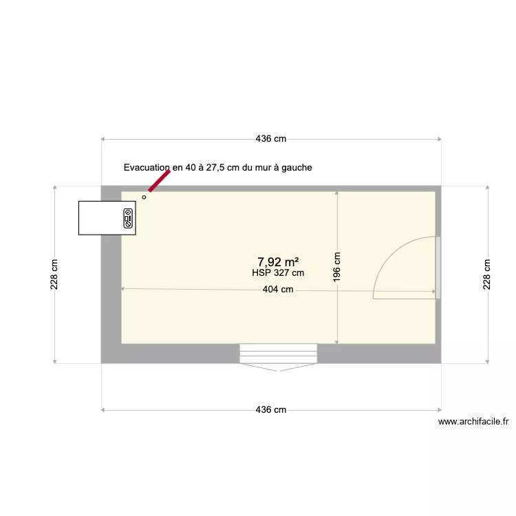 Cuisine LE TALLEC. Plan de 