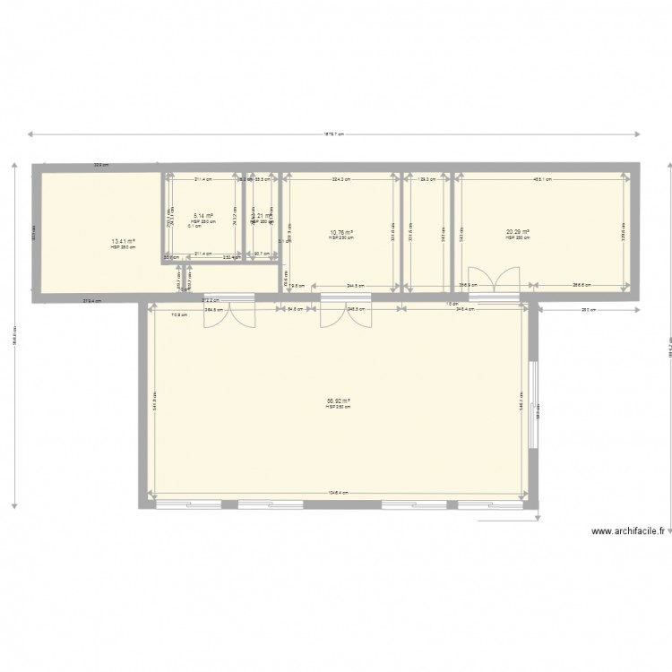 La case bambou modififée. Plan de 0 pièce et 0 m2