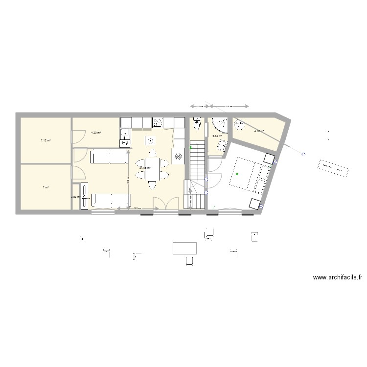 lacanau original agrandi 10 04 2018 . Plan de 0 pièce et 0 m2